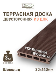 Террасная доска Premium, Шоколад