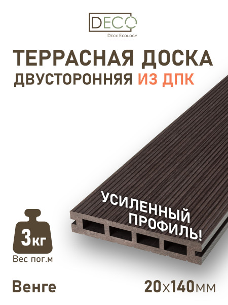 Террасная доска Premium, Венге