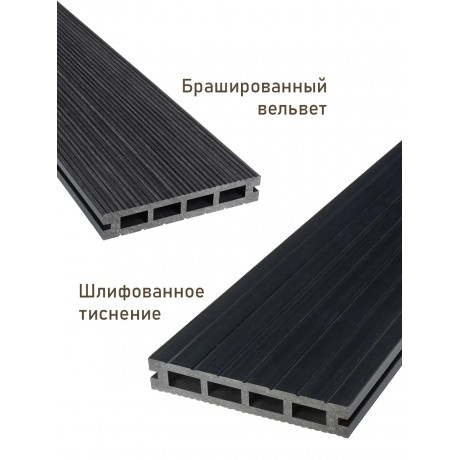 Лавка вкапываемая из ДПК, графит