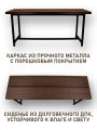 Лавка 1 метр, шоколад