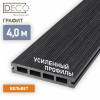 Террасная доска Premium, Графит, 4 метра
