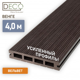 Террасная доска Premium, Венге, 4 метра