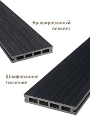 Лавка вкапываемая из ДПК, графит